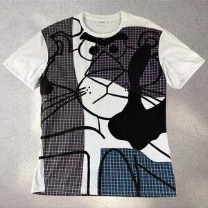 Y2K Iceberg Jeans Pink Panther Graphic T Shirt Large AOP Vintage Italy